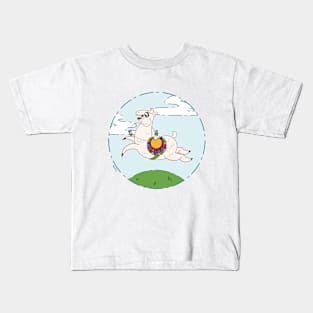 Happiness is Llama Kids T-Shirt